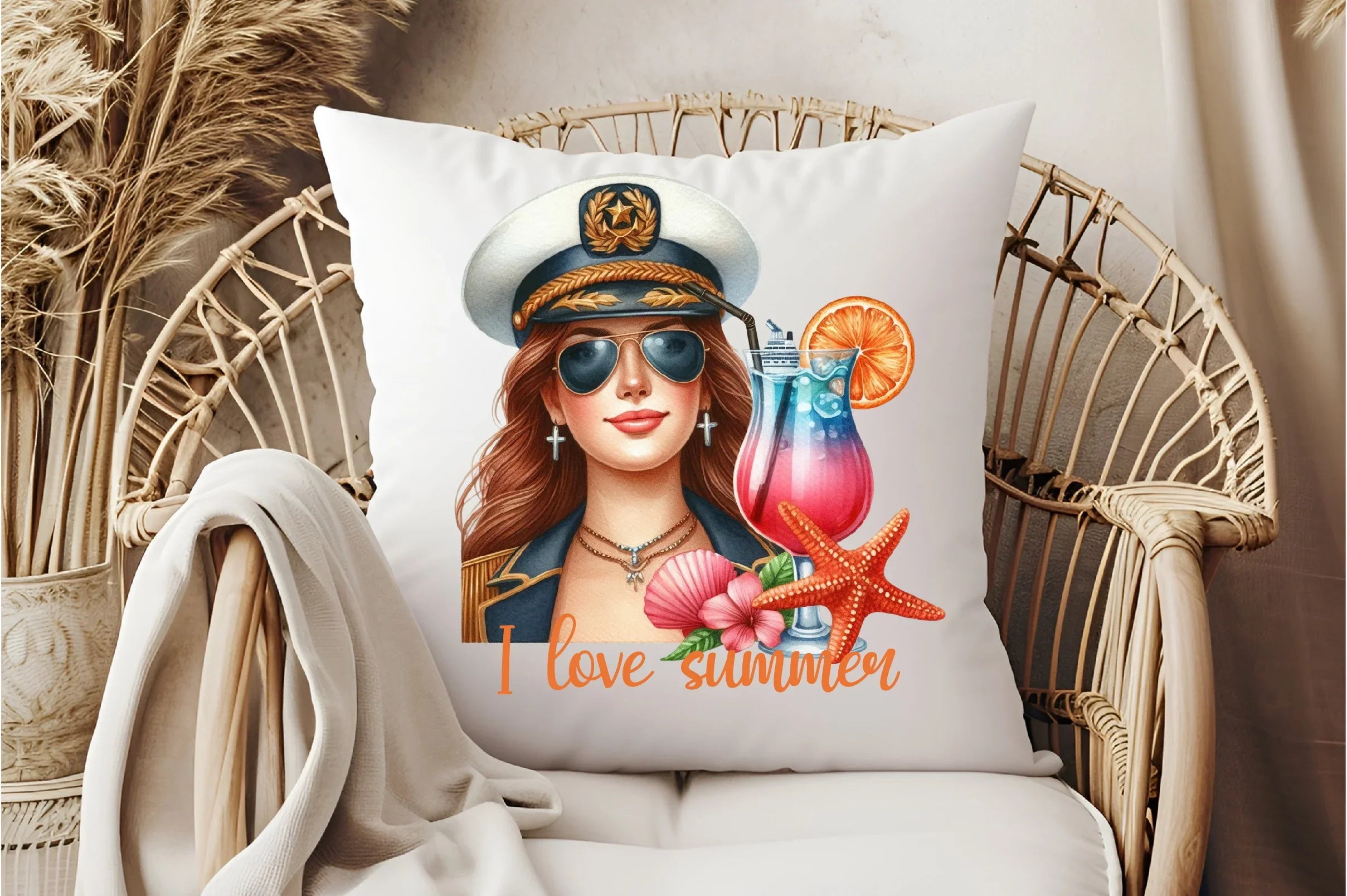 Matrose Sailor Marine Summer Girl Clipart Bundle - CraftNest - Digital Crafting and Art
