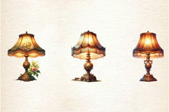 Victorian Lamp Clipart Bundle - CraftNest - Digital Crafting and Art