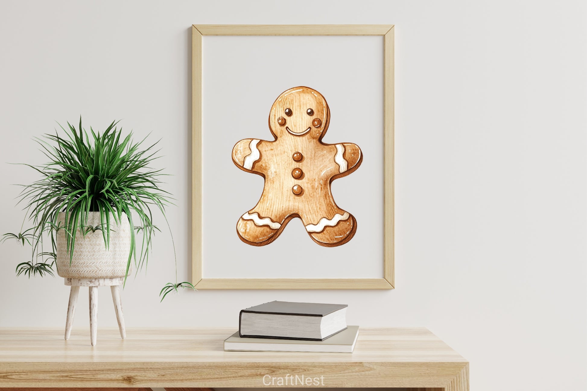 Wooden Christmas Clipart Bundle - CraftNest - Digital Crafting and Art