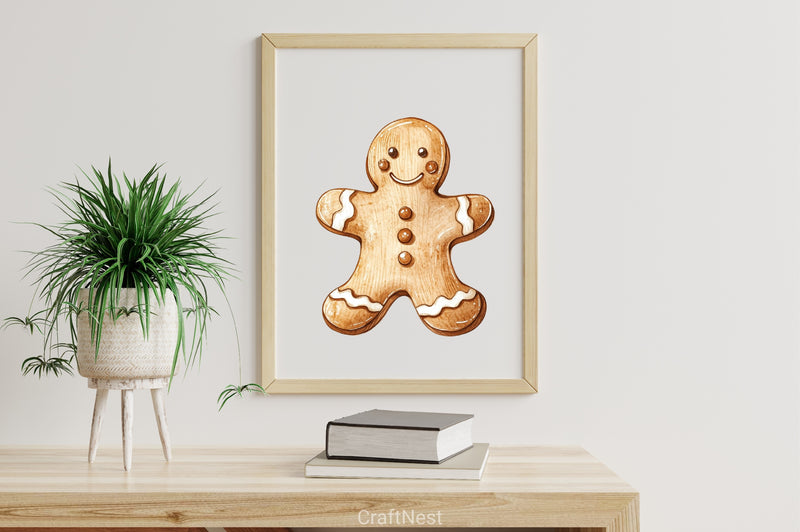 Wooden Christmas Clipart Bundle - CraftNest - Digital Crafting and Art