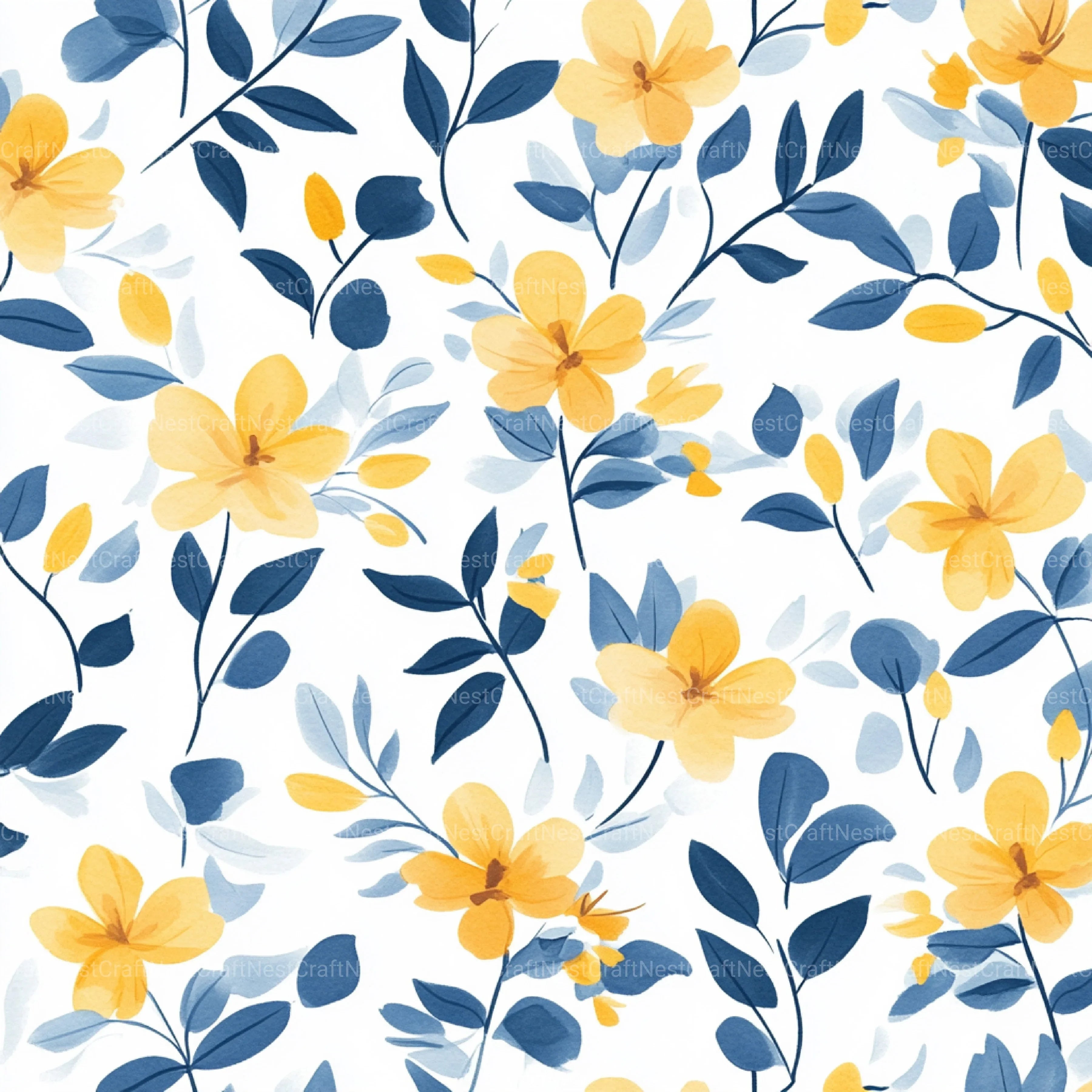Floral Pattern Background Clipart Bundle 2 - CraftNest - Digital Crafting and Art
