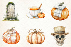 Neutral Halloween Clipart Bundle 6 - CraftNest - Digital Crafting and Art