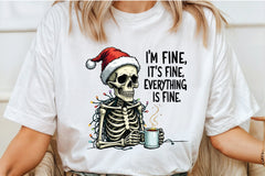 I'm Fine It's Christmas Clipart Bundle - CraftNest - Digital Crafting and Art