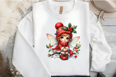 Cute Christmas Fairy Clipart Bundle - CraftNest - Digital Crafting and Art