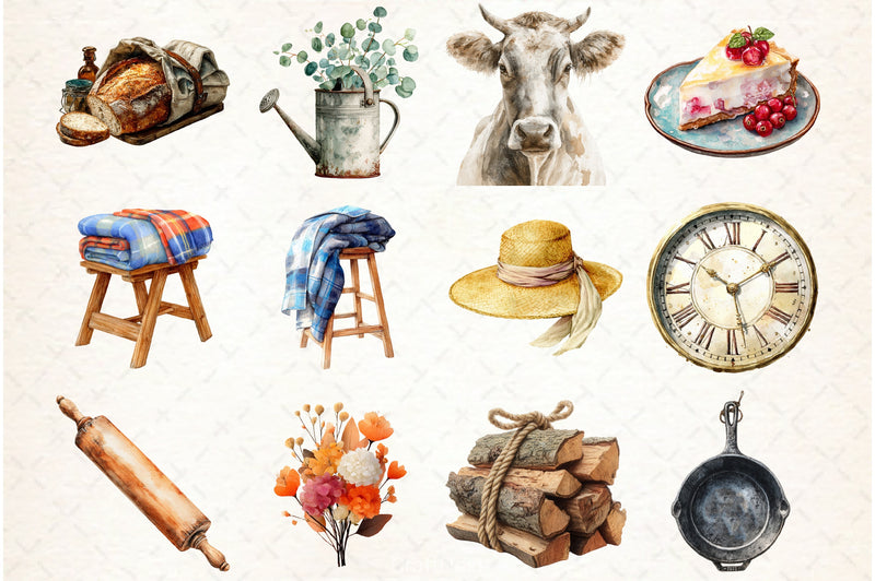 Farmer Life Clipart Bundle - CraftNest - Digital Crafting and Art