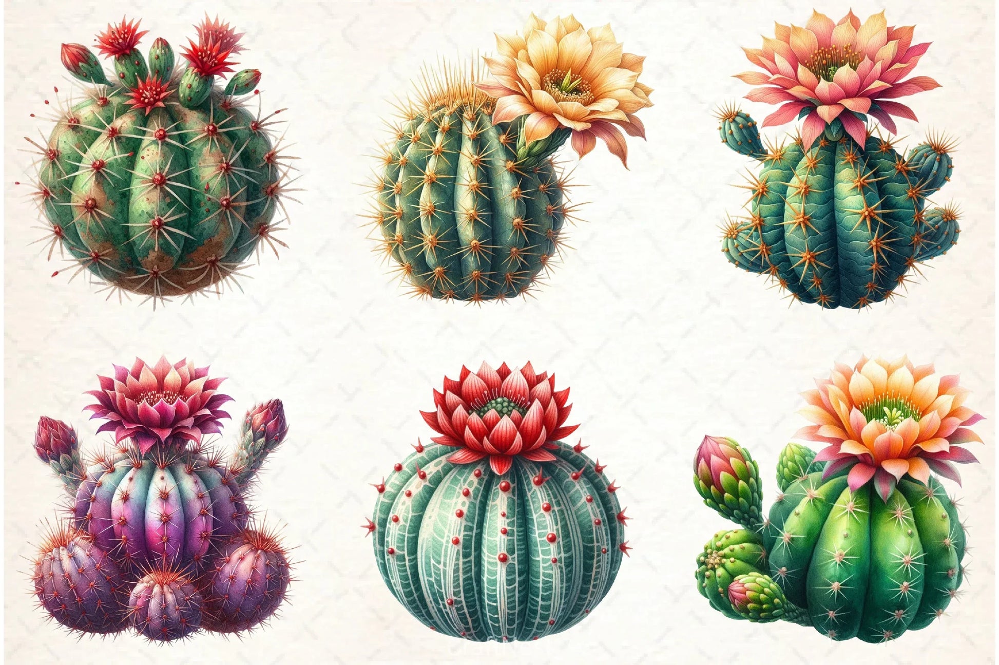 Cactus Clipart Bundle 4 - CraftNest - Digital Crafting and Art