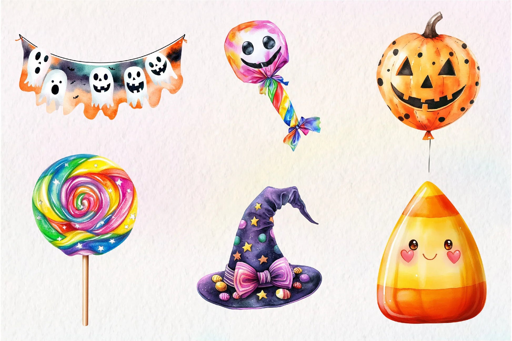 Cute Halloween Day Clipart Bundle - CraftNest - Digital Crafting and Art