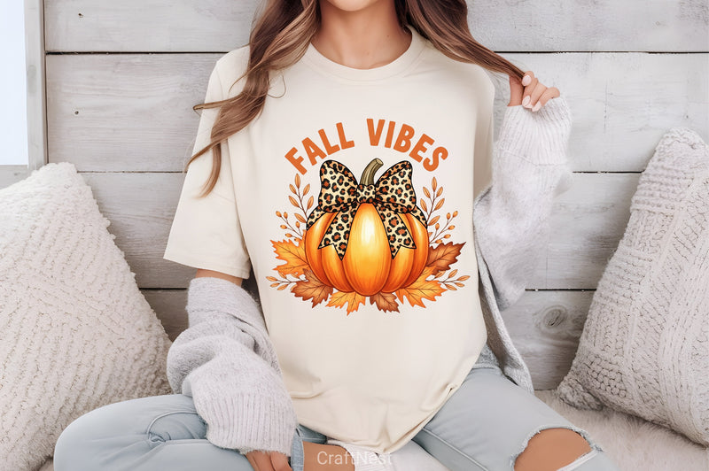 Fall Vibes Halloween Pumpkin Clipart Bundle - CraftNest - Digital Crafting and Art