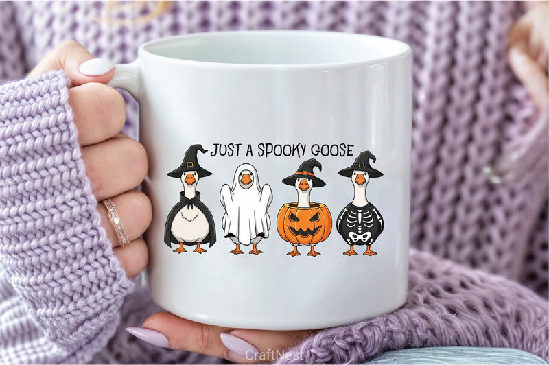 Spooky Goose Halloween Clipart Bundle - CraftNest - Digital Crafting and Art