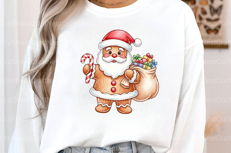 Christmas Gingerbread Man Clipart Bundle 4 - CraftNest - Digital Crafting and Art