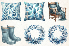 Rustic Cozy Autumn Clipart Bundle 2 - CraftNest - Digital Crafting and Art