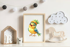 Tropical Bird Jungle Bird Clipart Bundle - CraftNest - Digital Crafting and Art