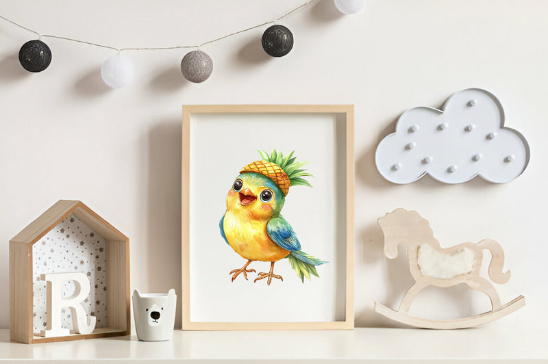 Tropical Bird Jungle Bird Clipart Bundle - CraftNest - Digital Crafting and Art