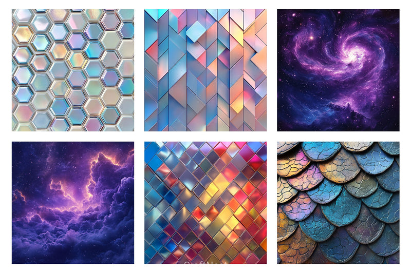 Luminous Purple Seamless Digital Papers - CraftNest - Digital Crafting and Art