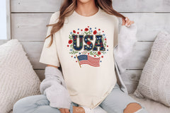 Floral Embroidery USA Retro Clipart Bundle 2 - CraftNest - Digital Crafting and Art