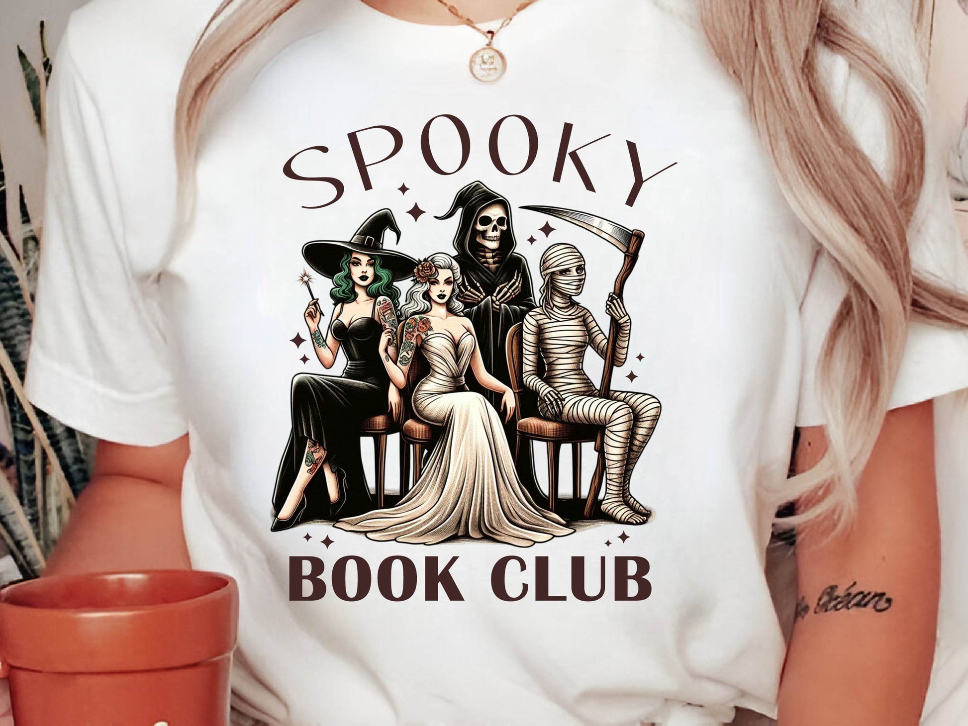 Spooky Book Club Bookish Halloween Clipart Bundle - CraftNest - Digital Crafting and Art