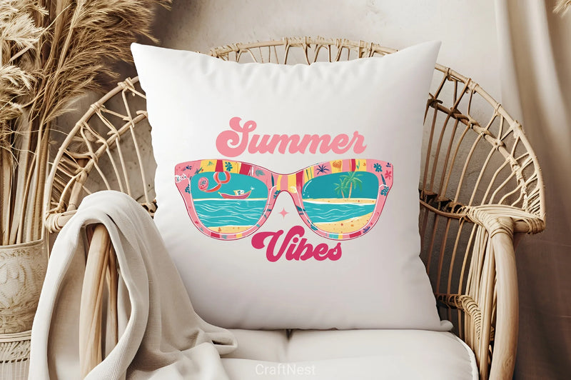 Summer Vibes Sunglasses Clipart Bundle 2 - CraftNest - Digital Crafting and Art
