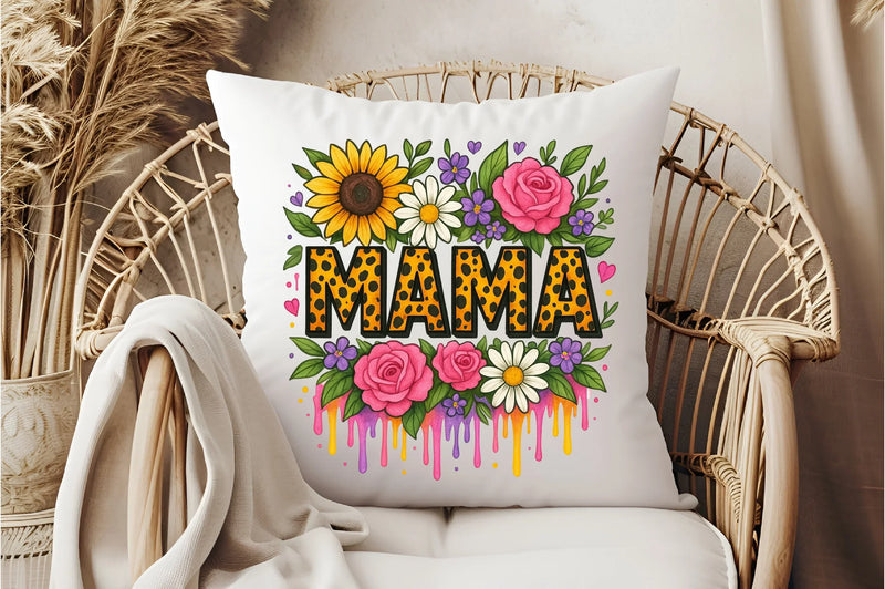 Floral Mama Mom Design Clipart Bundle - CraftNest - Digital Crafting and Art