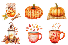 Cozy Autumn Clipart 1 - CraftNest - Digital Crafting and Art