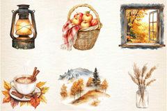 Morning And Fall Clipart Bundle 2 - CraftNest - Digital Crafting and Art