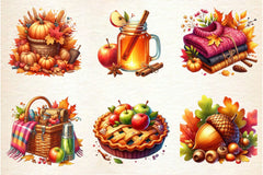 Fall Favorites Clipart Bundle - CraftNest - Digital Crafting and Art