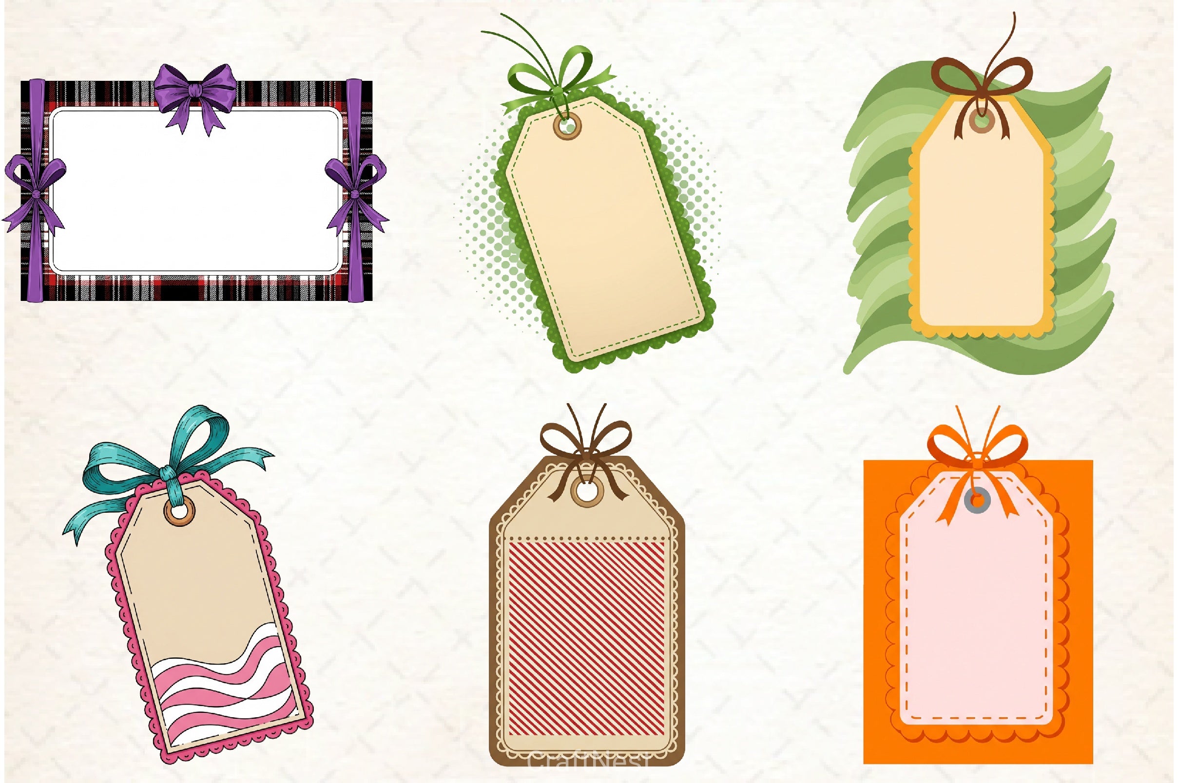 Coquette Border Frame Clipart Bundle - CraftNest - Digital Crafting and Art