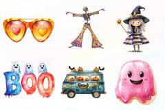 Groovy Halloween Clipart Bundle 1 - CraftNest - Digital Crafting and Art