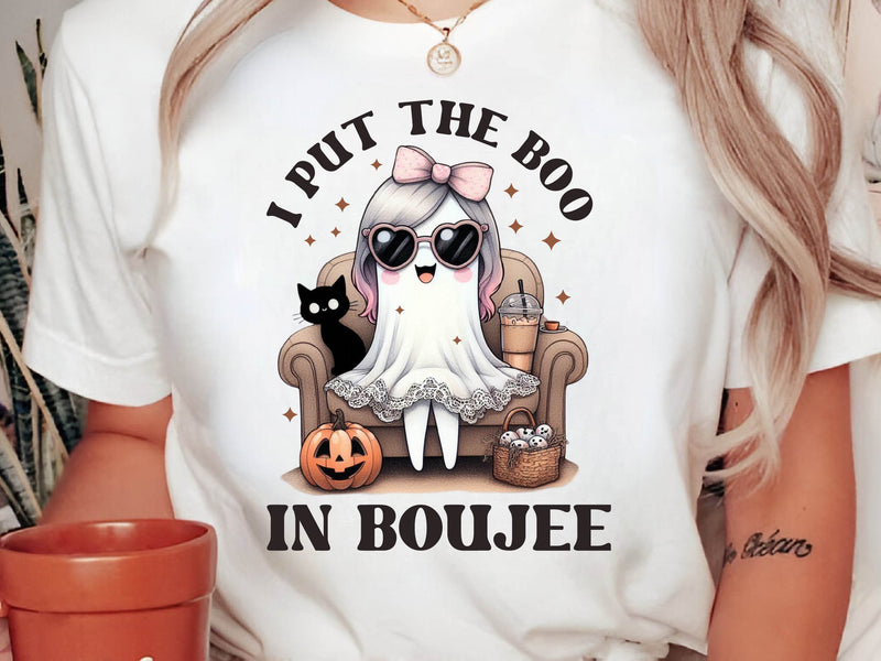 I Put The Boo In Boujee Girly Halloween Clipart Bundle - CraftNest - Digital Crafting and Art