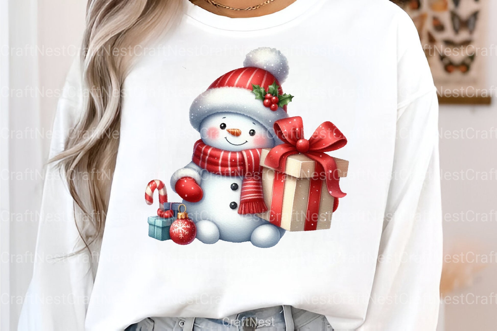 Festive Snowman Clipart Bundle 2 - CraftNest - Digital Crafting and Art