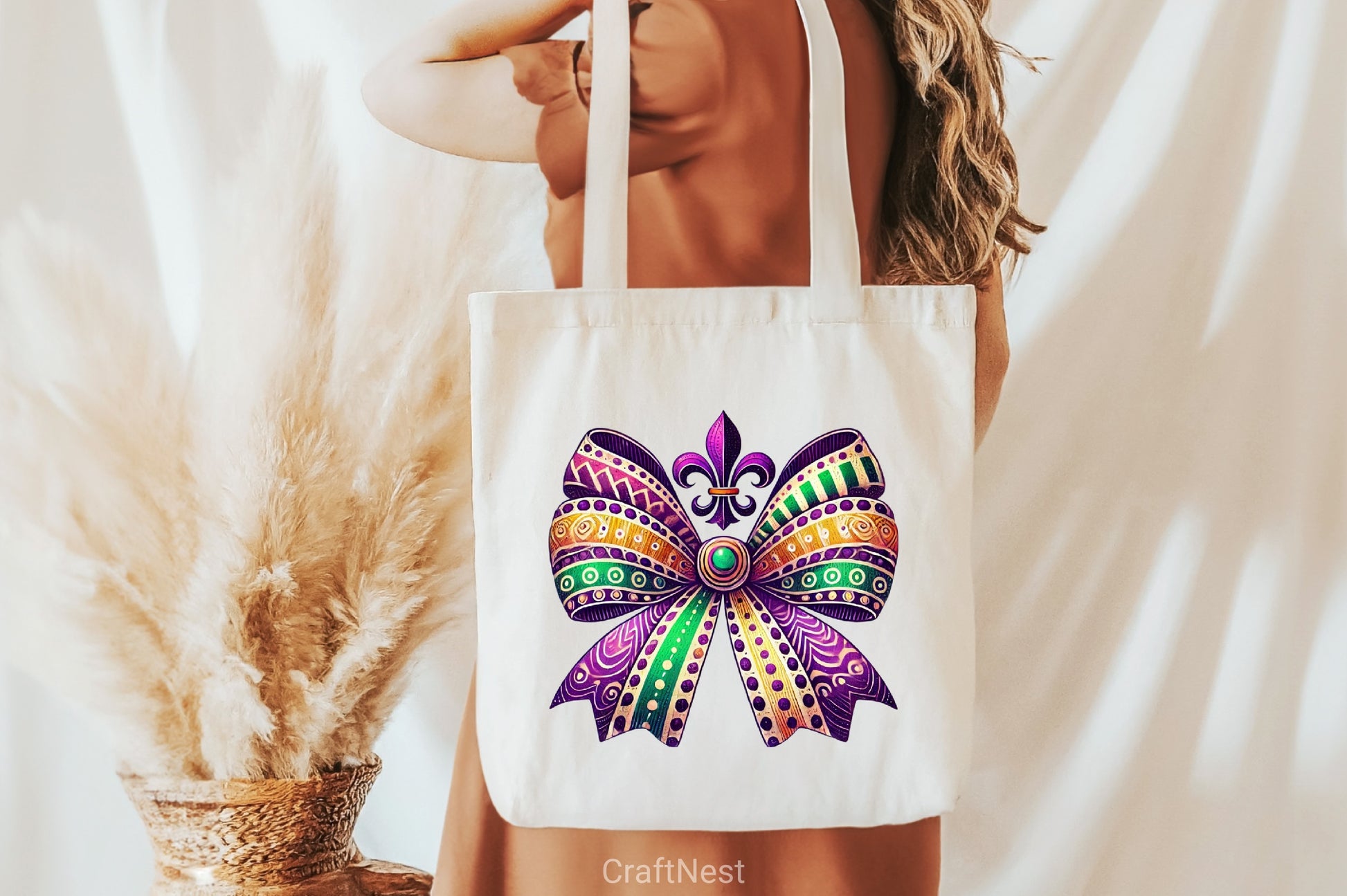 Mardi Gras Coquette Bow Clipart Bundle 4 - CraftNest - Digital Crafting and Art