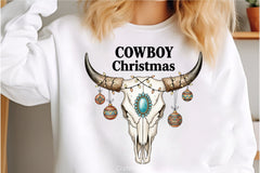 Bull Skull Cowboy Christmas Clipart Bundle - CraftNest - Digital Crafting and Art