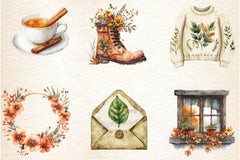 Beautiful Fall Clipart Bundle 3 - CraftNest - Digital Crafting and Art