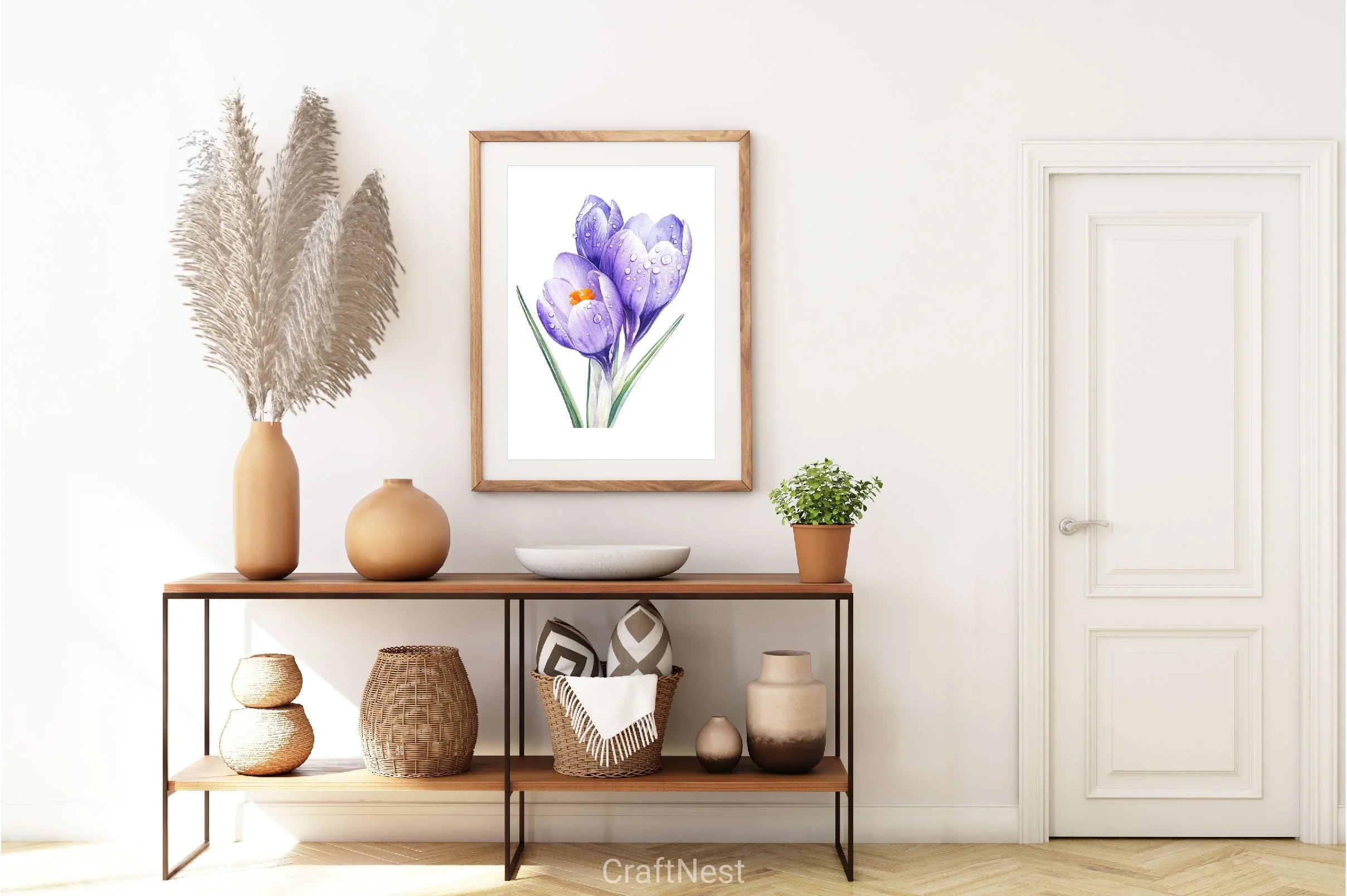 Spring Crocus Flower Clipart Bundle - CraftNest - Digital Crafting and Art