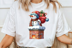 Funny Christmas Snowman Clipart Bundle 10 - CraftNest - Digital Crafting and Art