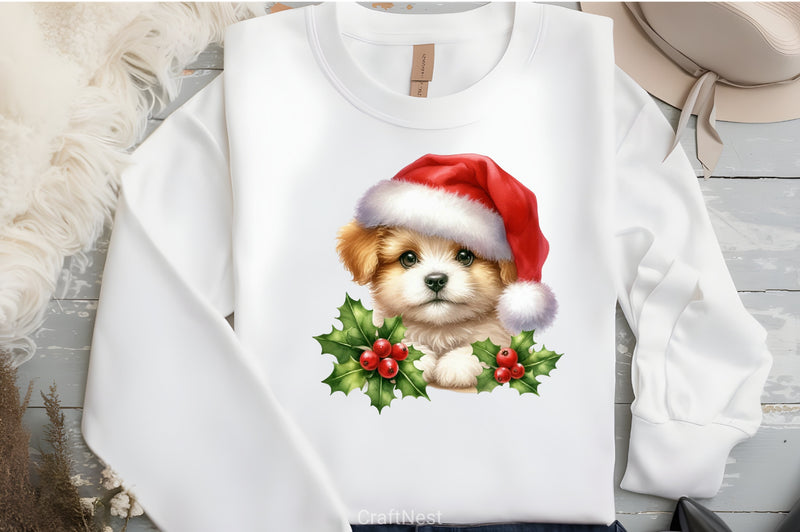 Christmas Dog Clipart Bundle 6 - CraftNest - Digital Crafting and Art