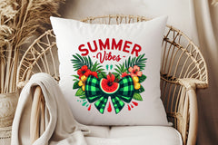 Retro Summer Watermelon Bow Clipart Bundle - CraftNest - Digital Crafting and Art