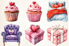 Winter Love Clipart Bundle - CraftNest - Digital Crafting and Art