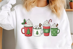 Christmas Coffee Clipart Bundle 7 - CraftNest - Digital Crafting and Art