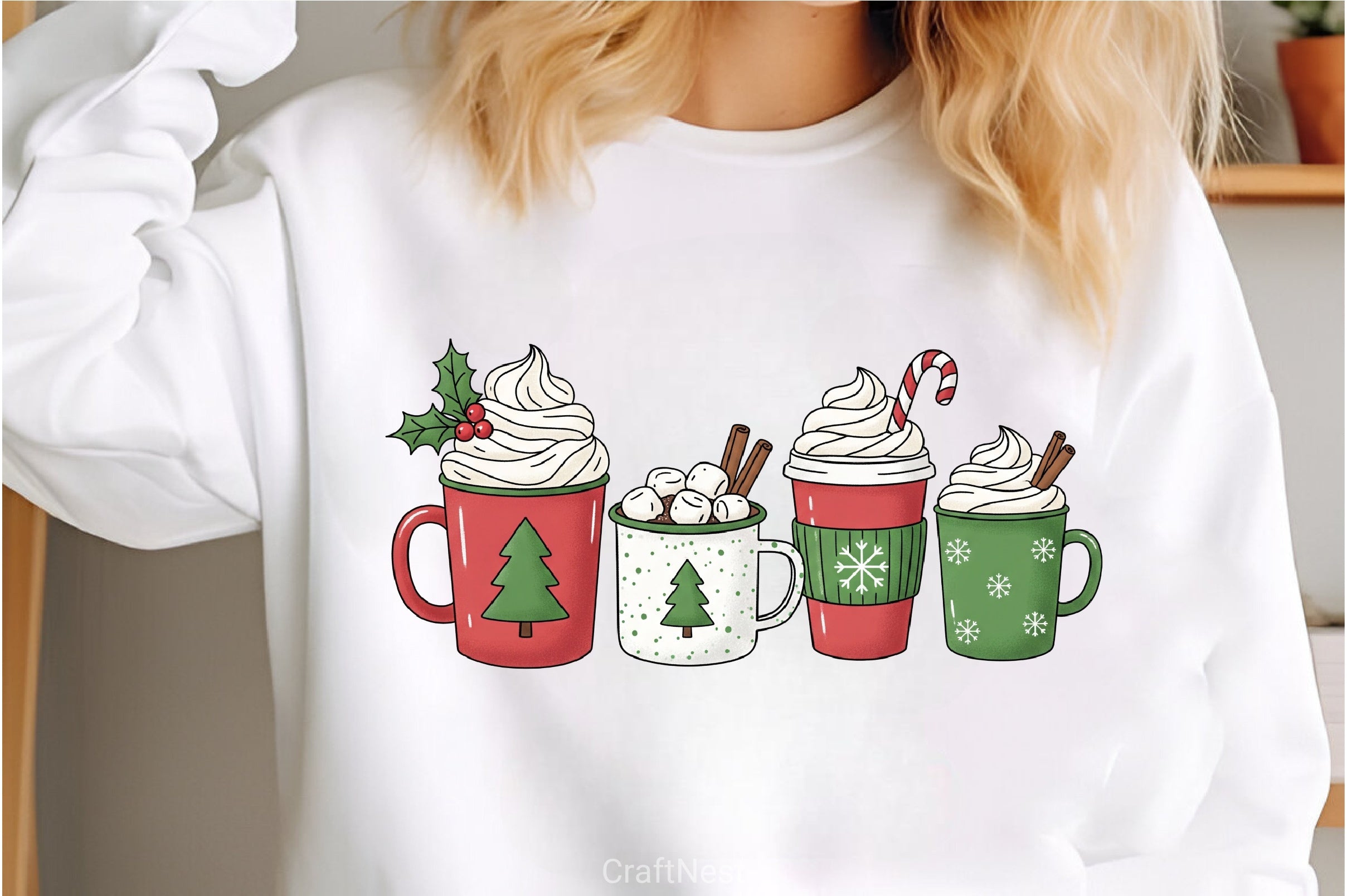 Christmas Coffee Clipart Bundle 7 - CraftNest - Digital Crafting and Art