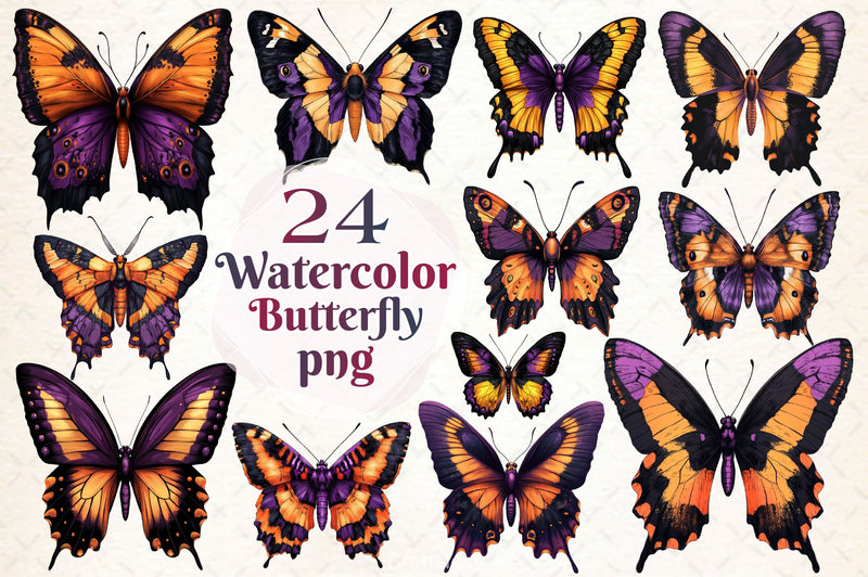 Butterfly Butterflies Clipart Bundle - CraftNest - Digital Crafting and Art