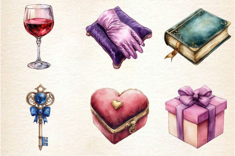 Velvet Reverie Clipart Bundle - CraftNest - Digital Crafting and Art