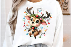 Funny Reindeer Christmas Clipart Bundle 8 - CraftNest - Digital Crafting and Art