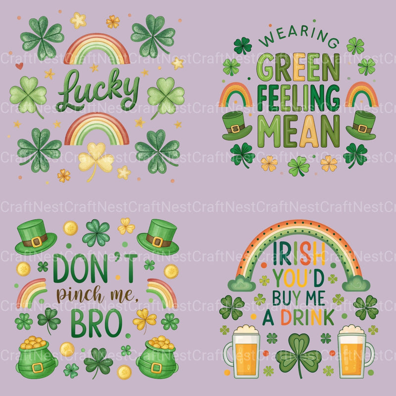St Patricks Day Clipart Bundle 7 - CraftNest - Digital Crafting and Art