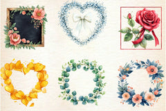 Wedding Photo Frames Clipart Bundle - CraftNest - Digital Crafting and Art