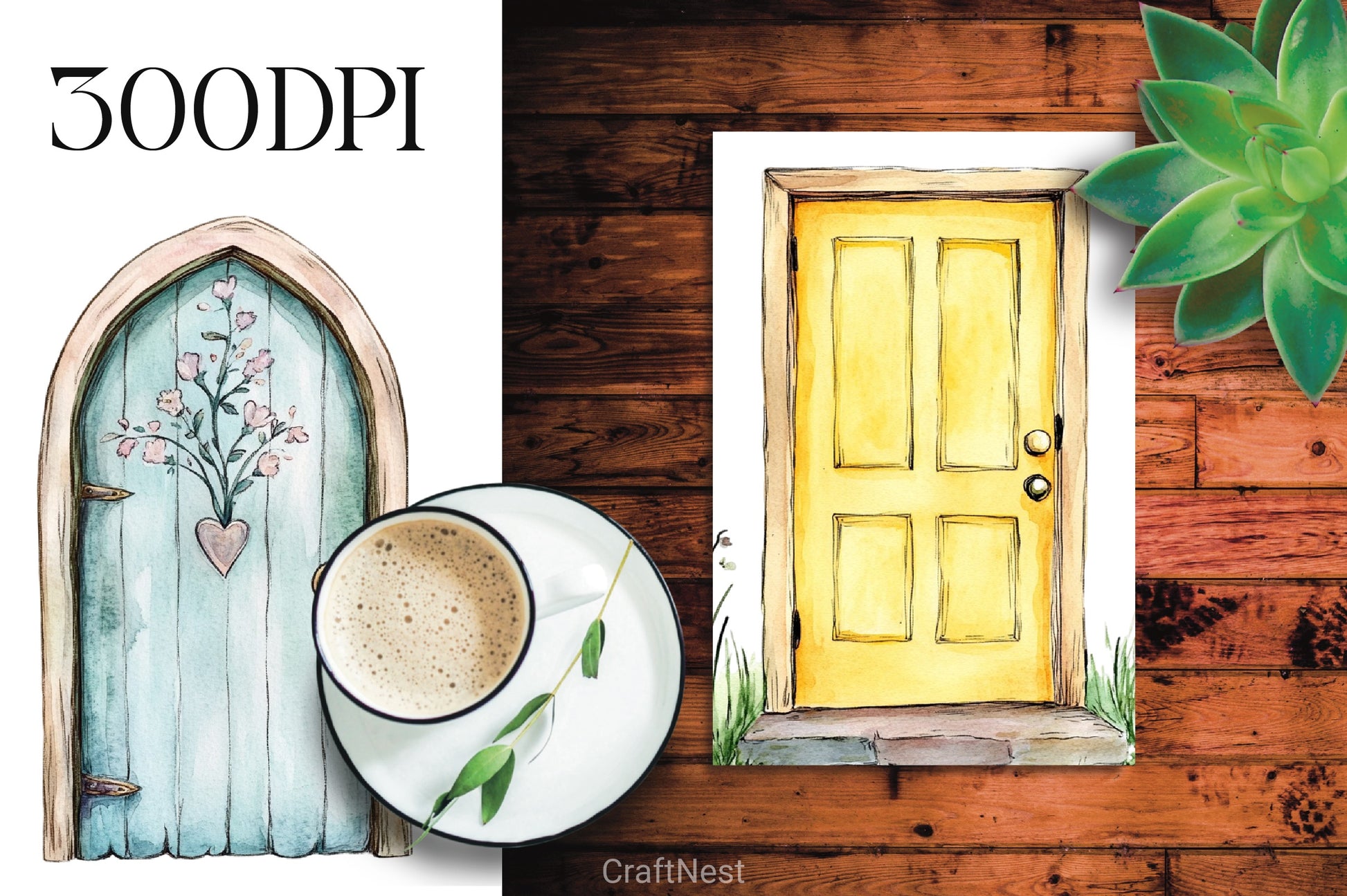 Door Clipart Bundle 3 - CraftNest - Digital Crafting and Art