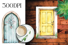 Door Clipart Bundle 3 - CraftNest - Digital Crafting and Art