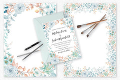 Tranquil Blue Clipart Bundle - CraftNest - Digital Crafting and Art