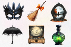 Victorian Halloween Clipart Bundle - CraftNest - Digital Crafting and Art