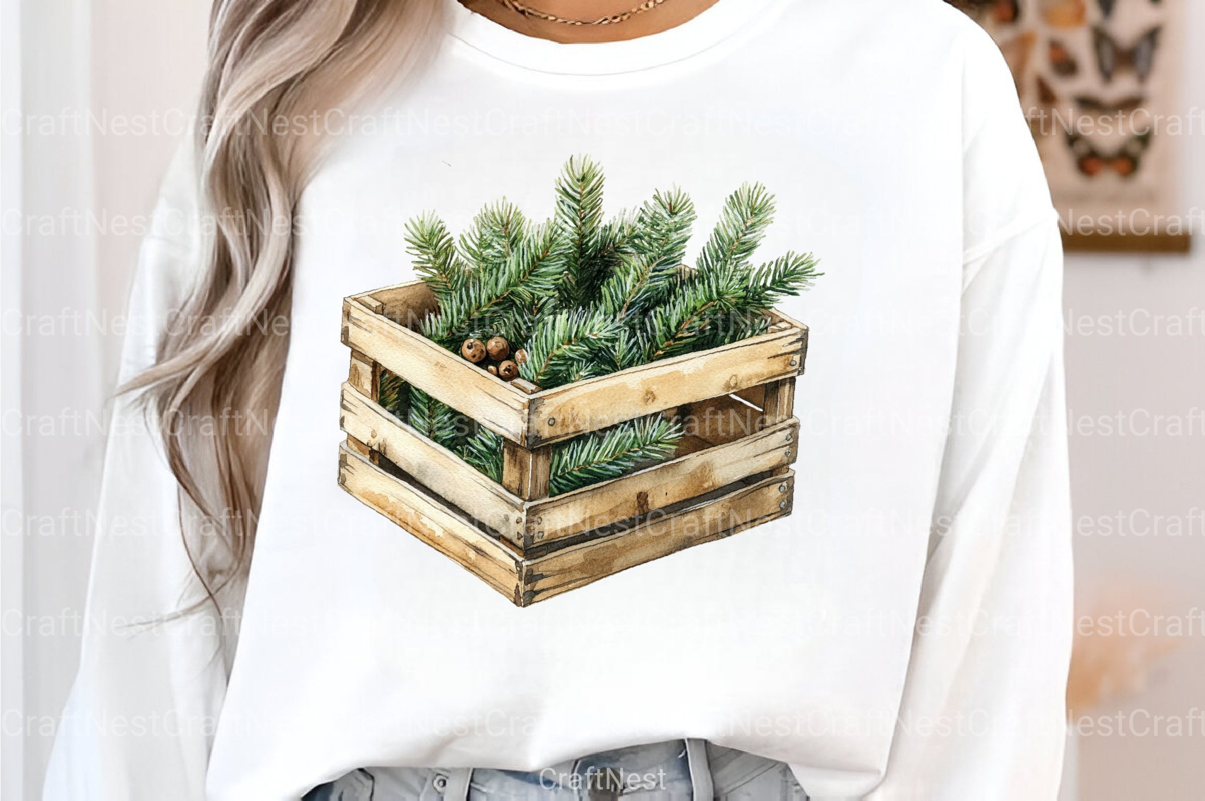 Farmhouse Christmas Holiday Art Stickers Bundle - CraftNest - Digital Crafting and Art