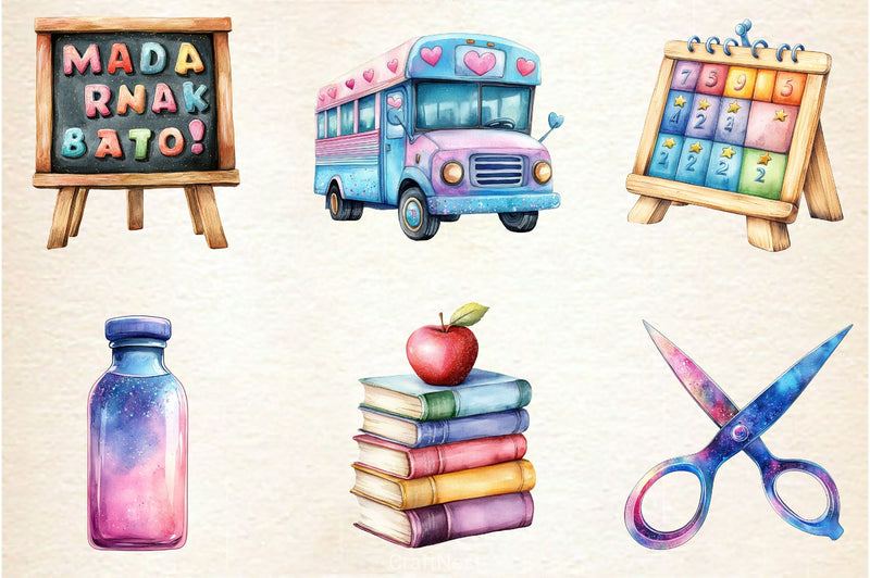 Back To School Clipart Bundle 3 - CraftNest - Digital Crafting and Art